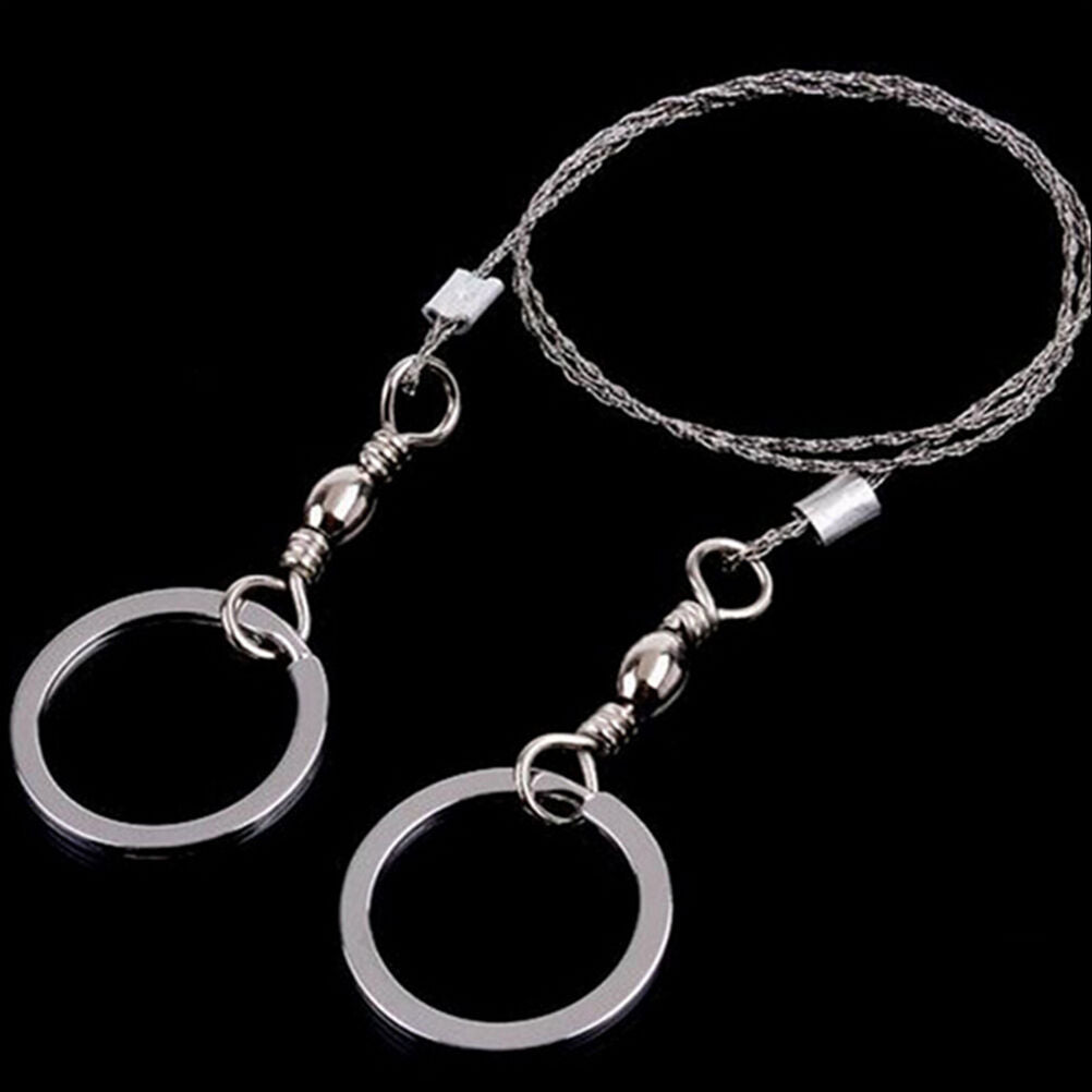 Portable Practical Emergency Survival Gear Steel Wire Saw Outdoor Tool.l8