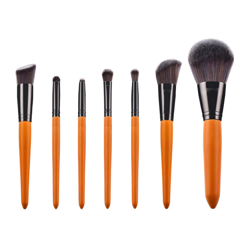 7 Pieces Face Makeup Brushes Set, Synthetic Eyeshadow Brushes Cosmetics Brushes