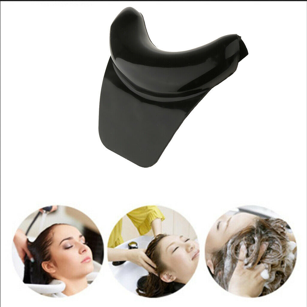 2pcs Neck Rest Cushion Neck Pillow Black Salon Durable 17x17x4cm Black
