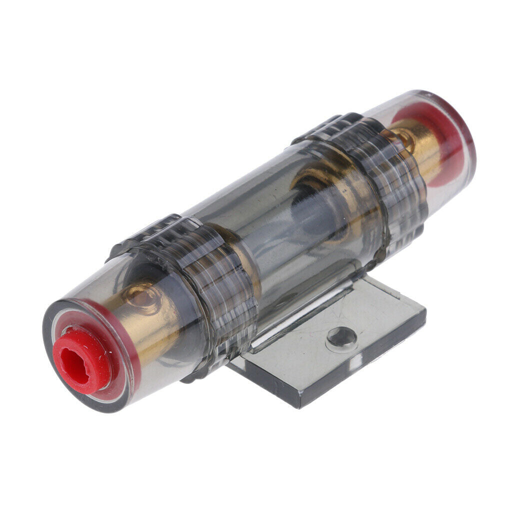 60A Auto Glass Fuse Holder Melting Block for Car Speaker FH-002