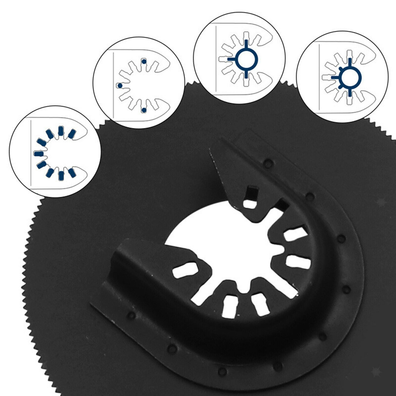 Black 80mm Saw Blade Accessories Round Multi-Purpose Circular Woodworking