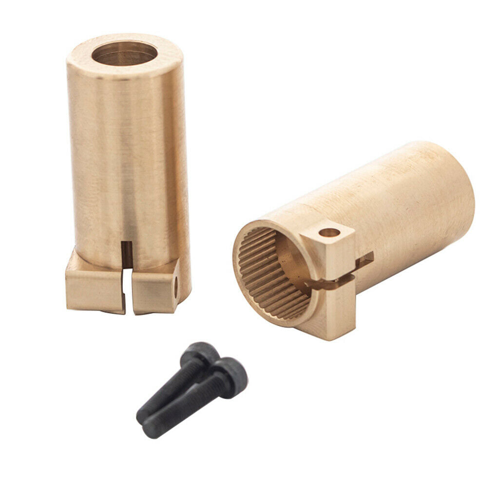 1:10 Brass Rear Straight Axle Adapter Parts & Accessories for Axial SCX10 II
