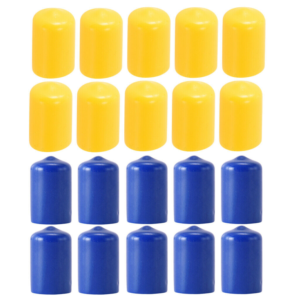 20 Pieces Durable Pool Cue Protector Billiards Equipment, 5" Inner Diameter
