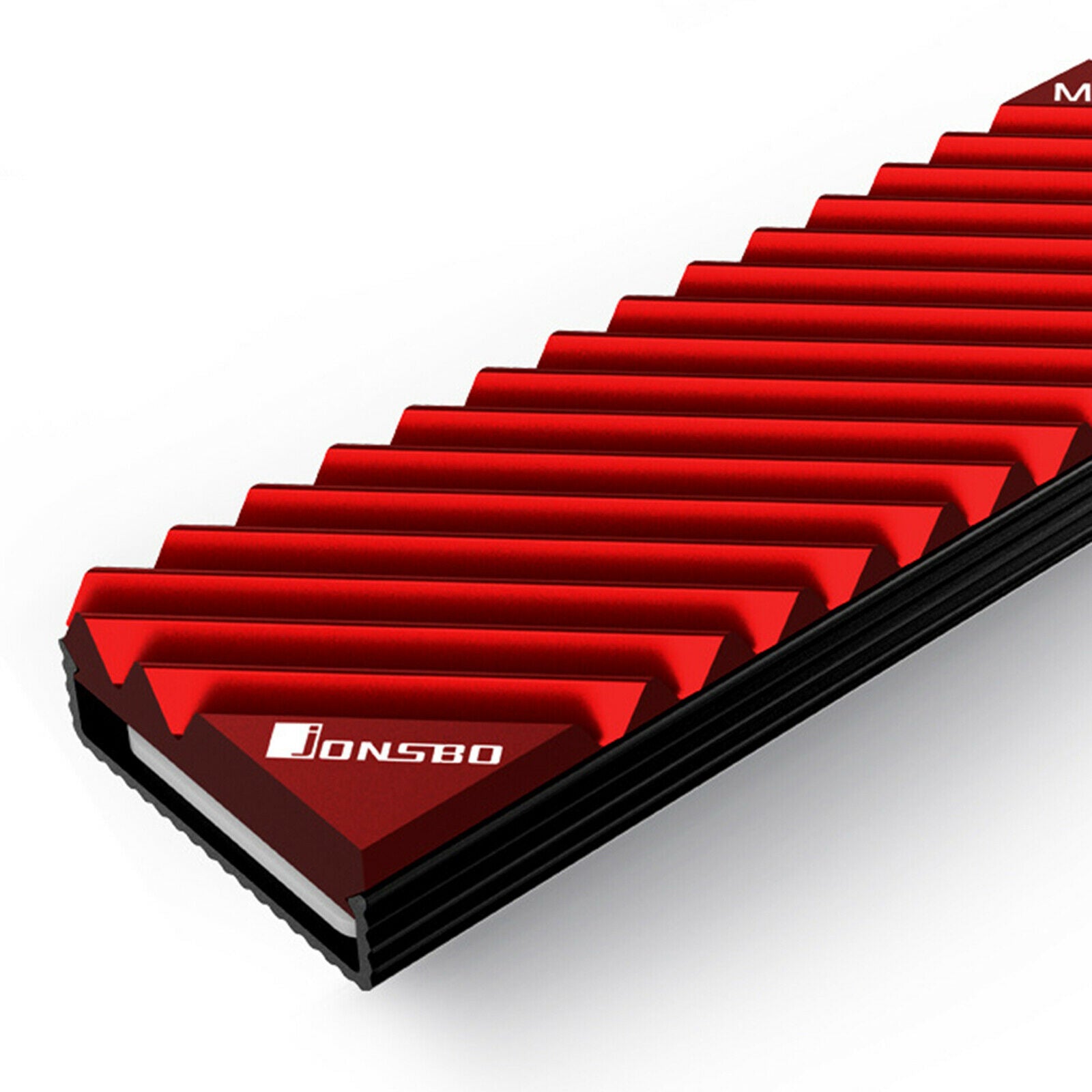M.2 2280 SSD Solid State Aluminum Heat Sink Thermal Pad for Desktop PC Red