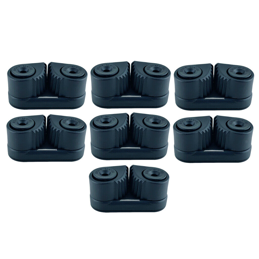 7x Nylon Cam Cleats Wre Fairlead Sailing Kayak Accessories for 3-12mm Rope