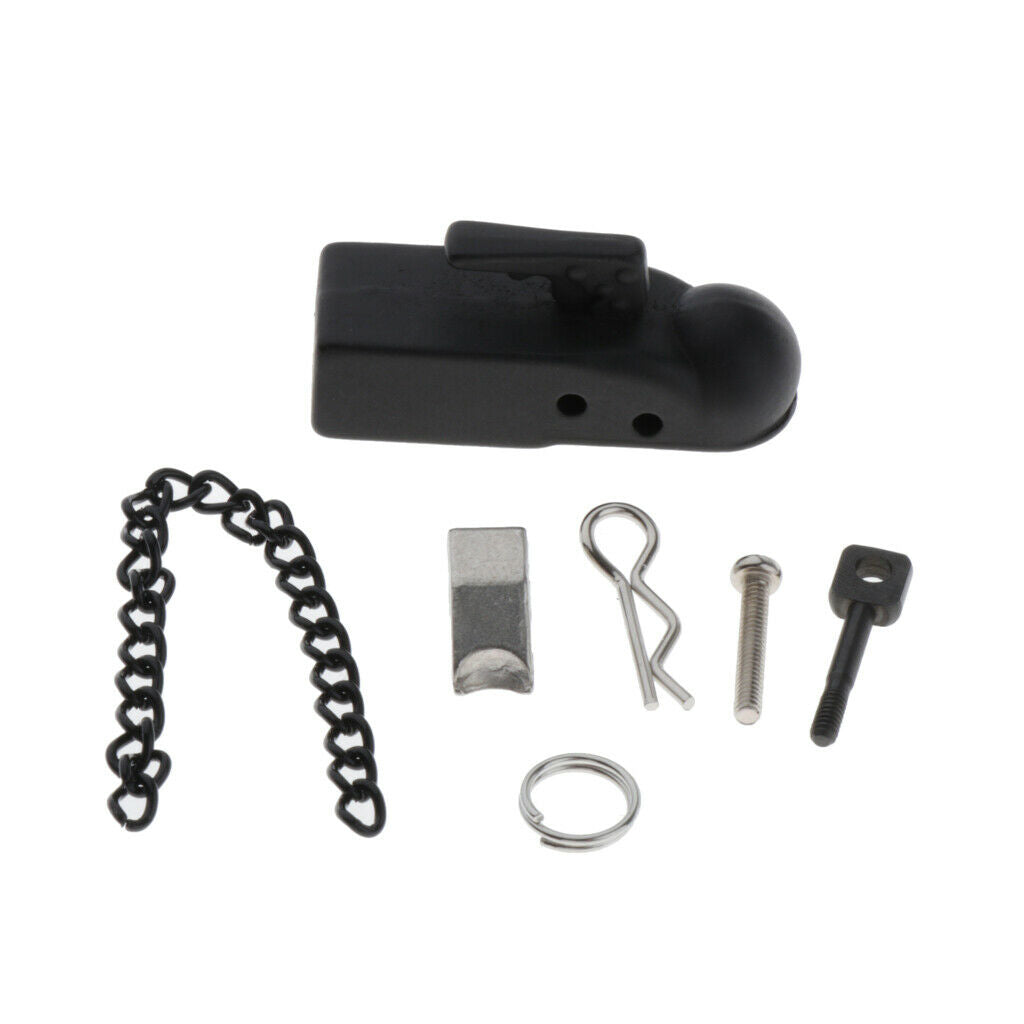 Tow Winch Hook Trailer Chain Trailer Hitch for 1/10 RC Crawler Car Accessories