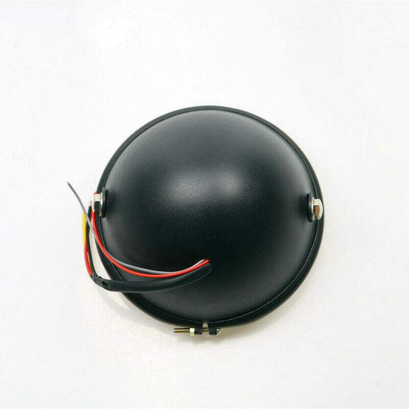 Motorcycle Sports High/Low Beam Retro Cafe Racer Blue Cirle Lights Headlight XL