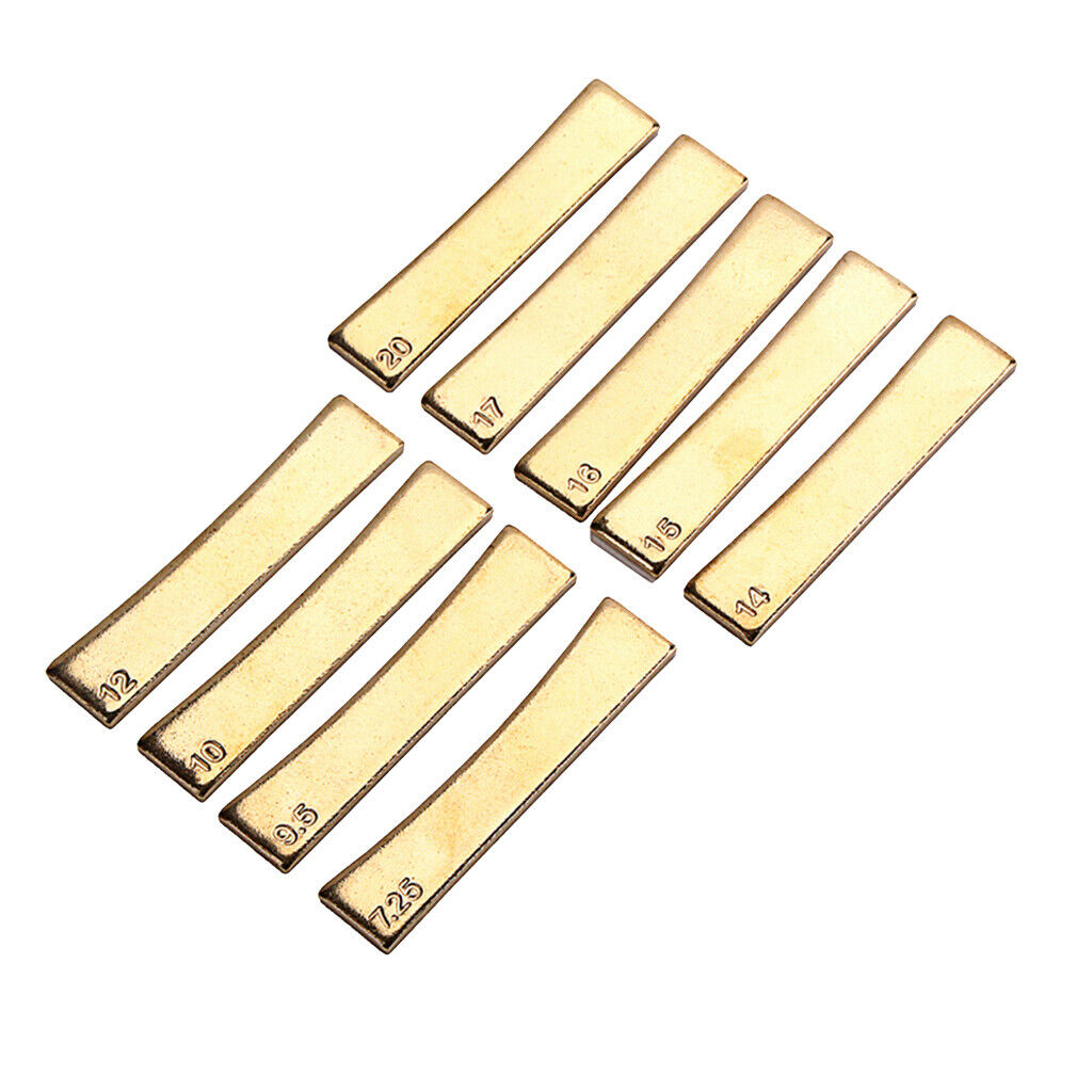 Metal Guitar Fret Press Inserts Guitar/Bass Luthier Repair Tool Brass