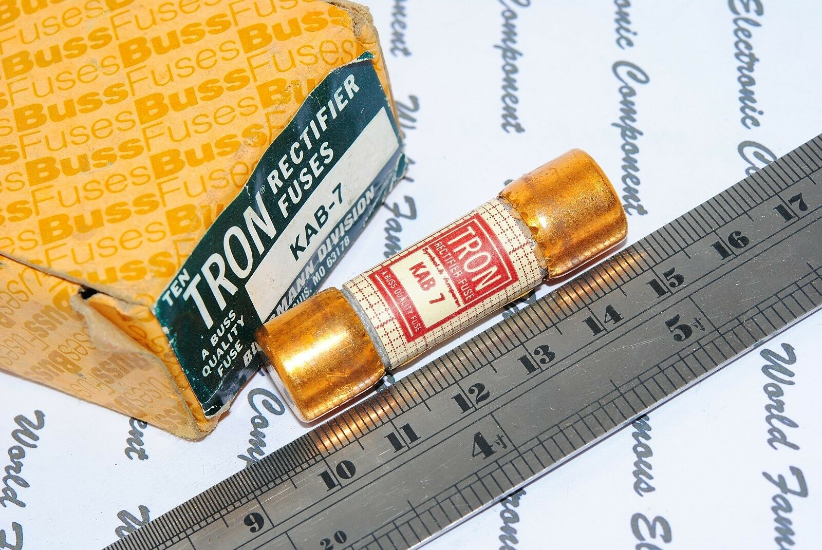 1pcs - BUSSMANN KAB-7 7A 7Amp TRON Rectifier Fuse
