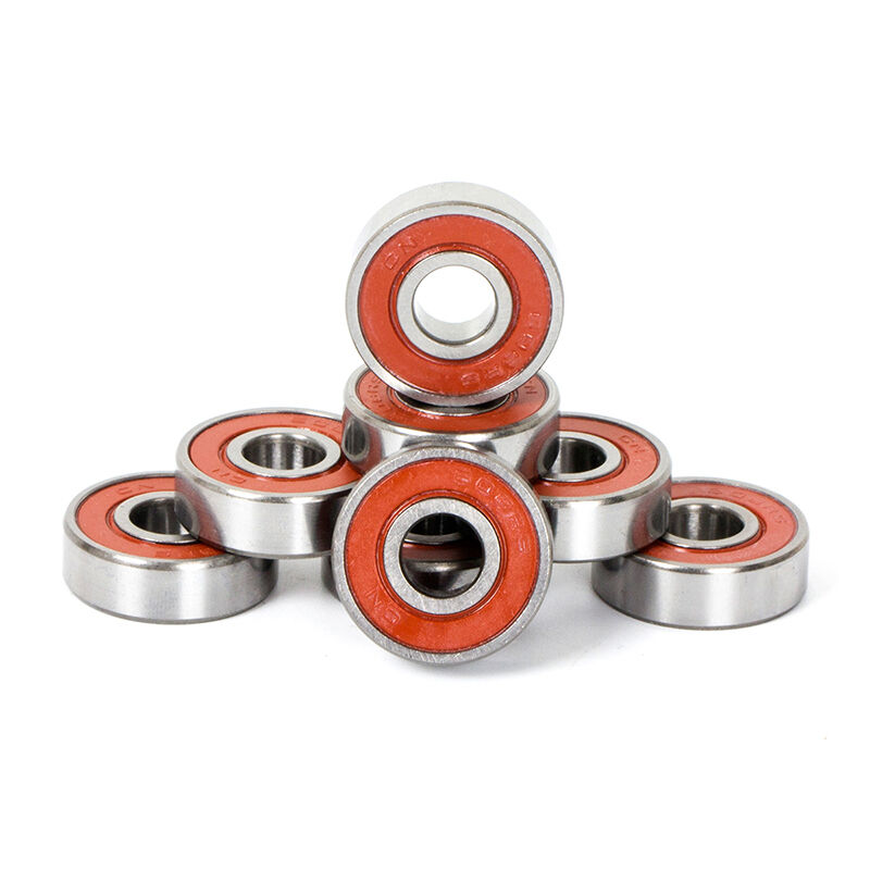 Skateboard Bearings ABEC 9 608 Chrome Steel for Fidget Spinner Parts 8 Pcs Red