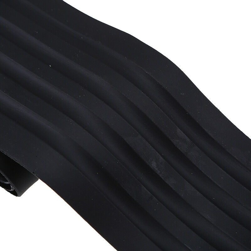 Rear Bumper Guard Sill Plate Trunk Protector Trim Cover Black Rubber Pad Kit