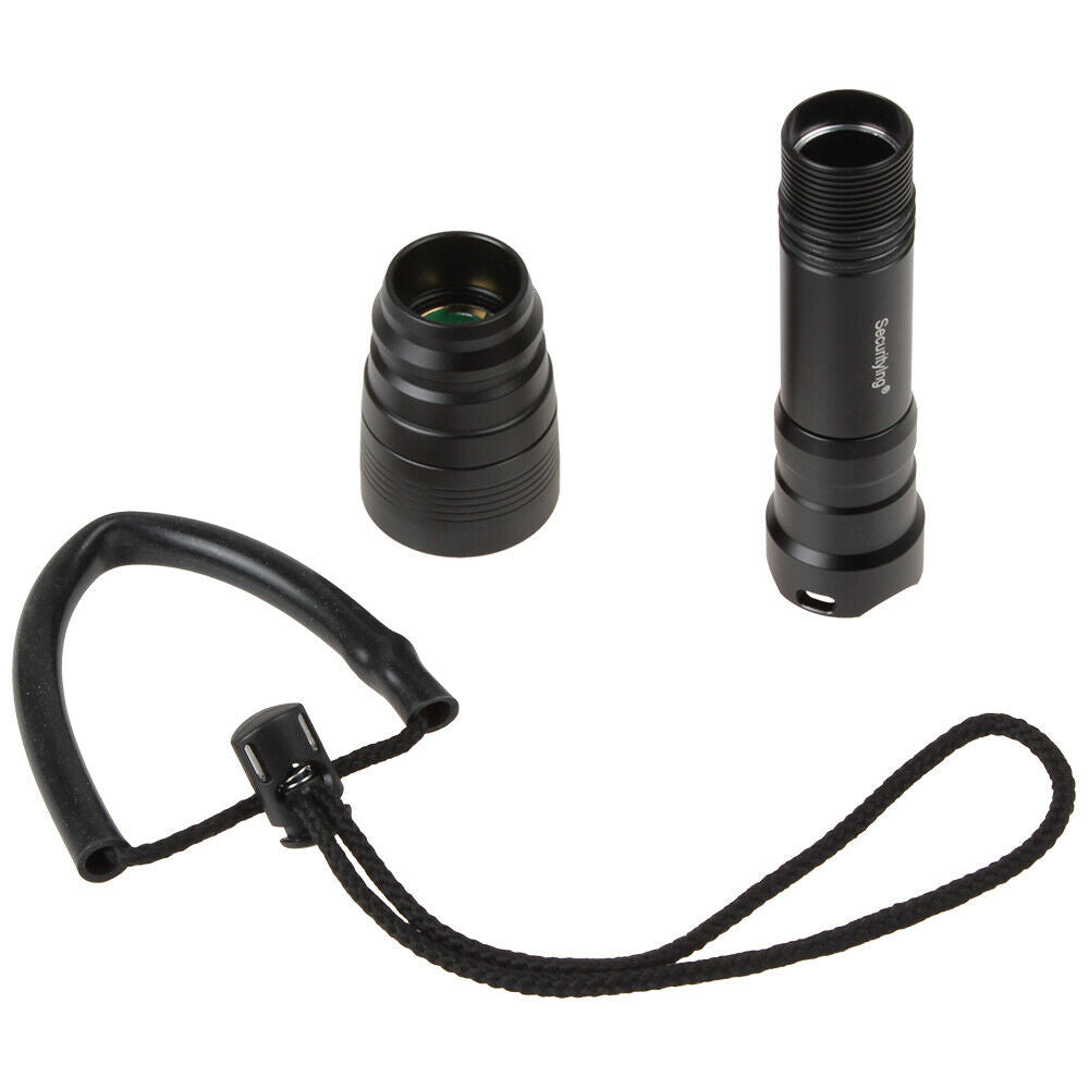 SecurityIng Flash light 1000Lm XM-L2 U2-1A LED IP68 Diving Flashlight Max 150m