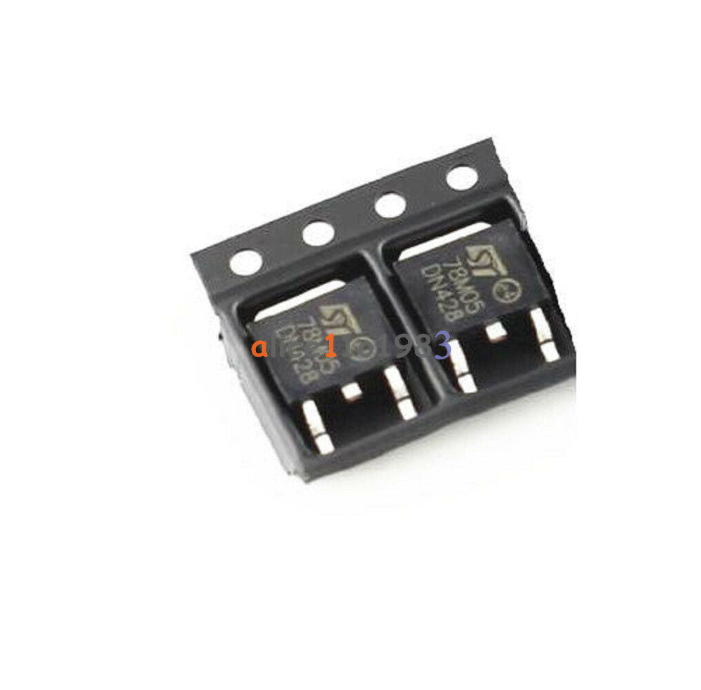 100PCS 78M05 L78M05 ST TO-252 SMD Voltage Regulator IC