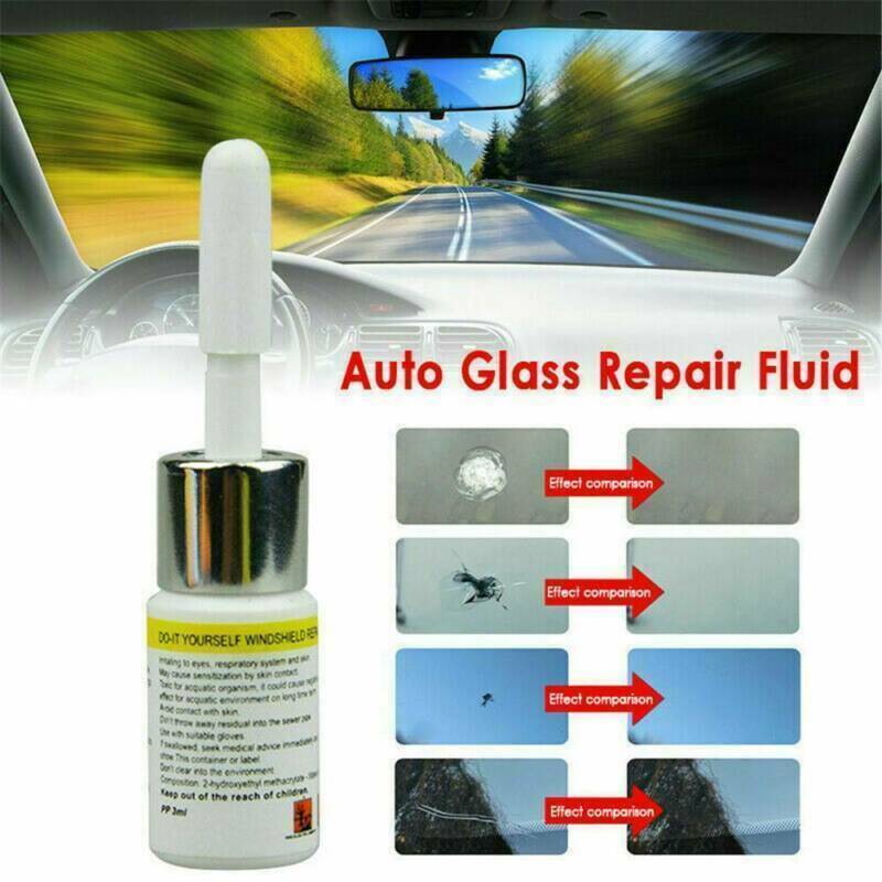 DIY Magic Repair Tool Kit Repair Cracked Glass Windshield Window Phone Car Auto