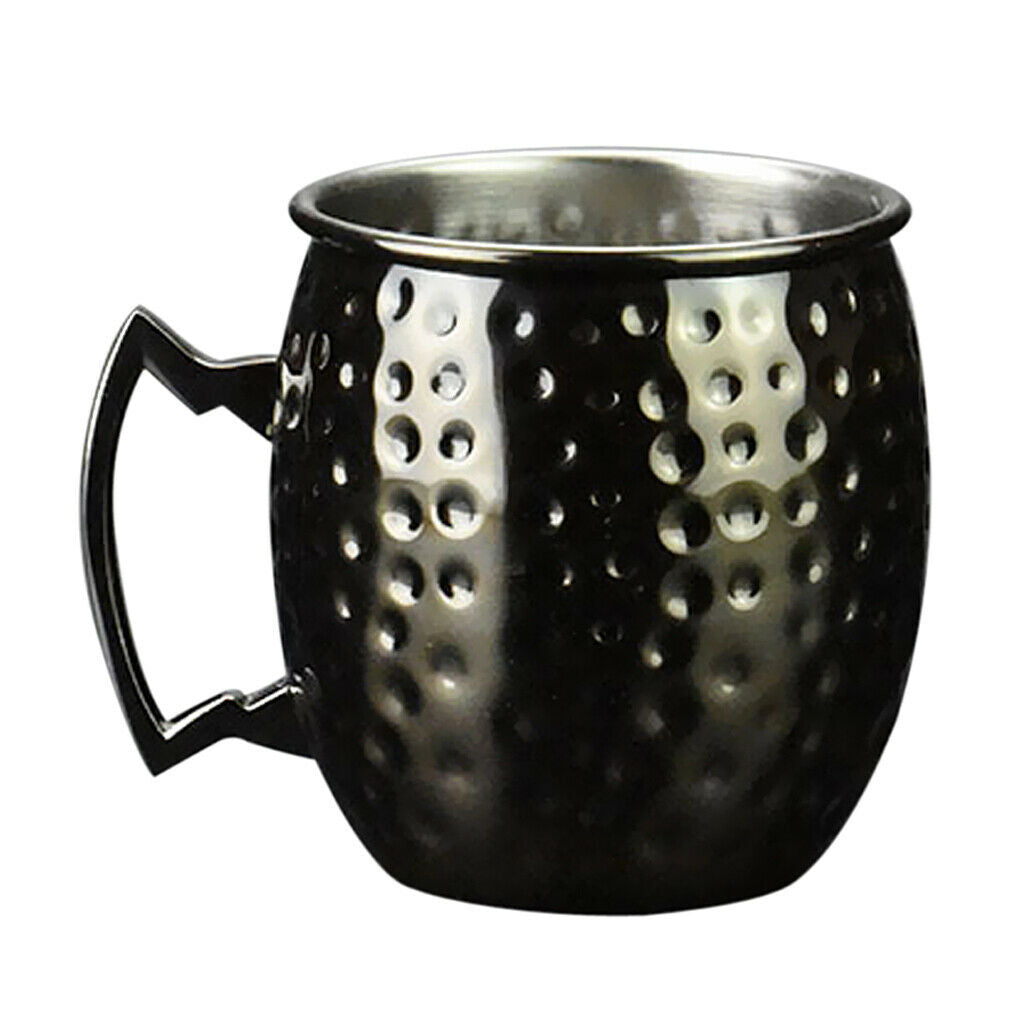 2 Pieces Moscow Mule Cup Hammered Copper Mugs Wine Vodka Drinking 18oz