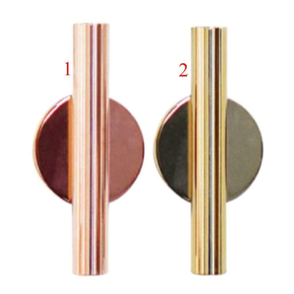 2pcs Metal Tube Hanging Vase Balcony Garden Decorative Adhesive Hanger