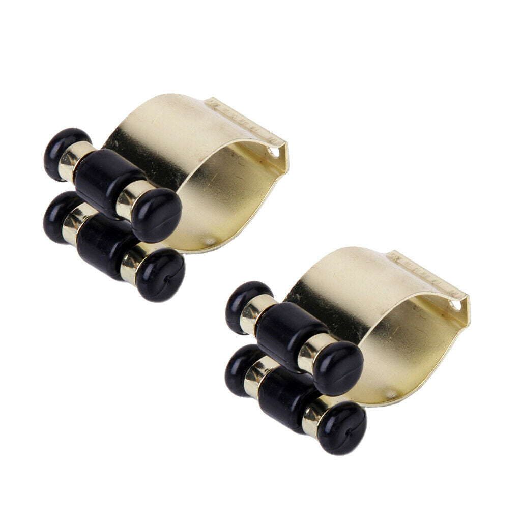 1 Pair Pool Cue Billiard Stick Rack Clips - 2 Pack, Duarble Metal - Billiards