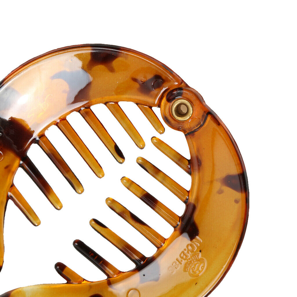 Banana Hair Clip Ladies Girls Barrette Comb Slide Hair Accessories Brown