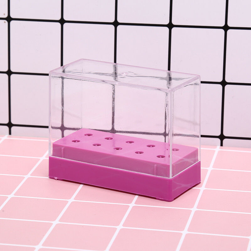 10 holes nail drill bit holder stand displayer organizer nail art manicure J BU