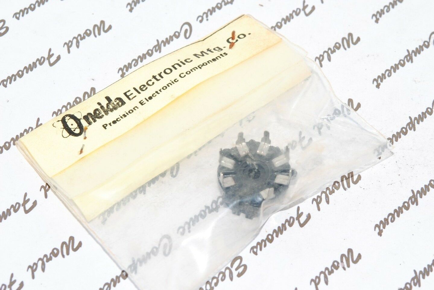 10pcs - ONEIDA 7 Pin Tube PCB Socket - brass cadmium plated contacts