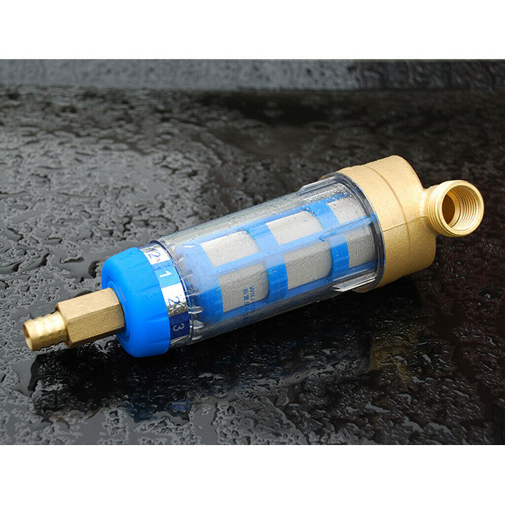 Stainless Househole Water Purifier Water Pre Filter Sediment Spin Down 3/4" 1/2