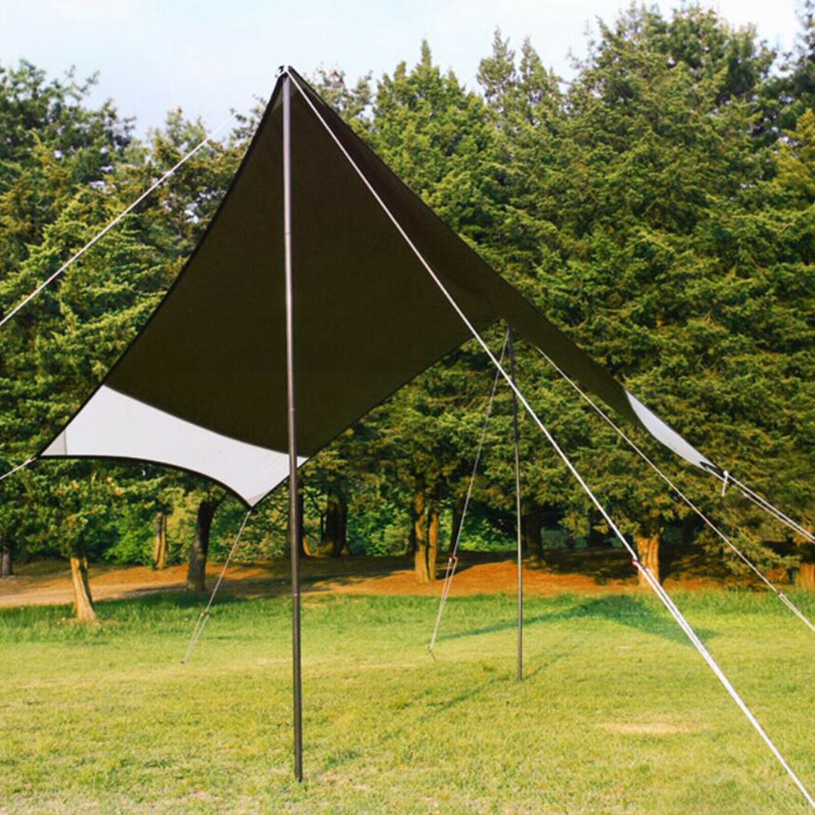Tarp Support Poles Camping Awning 1 Person Tent Rod Sticks