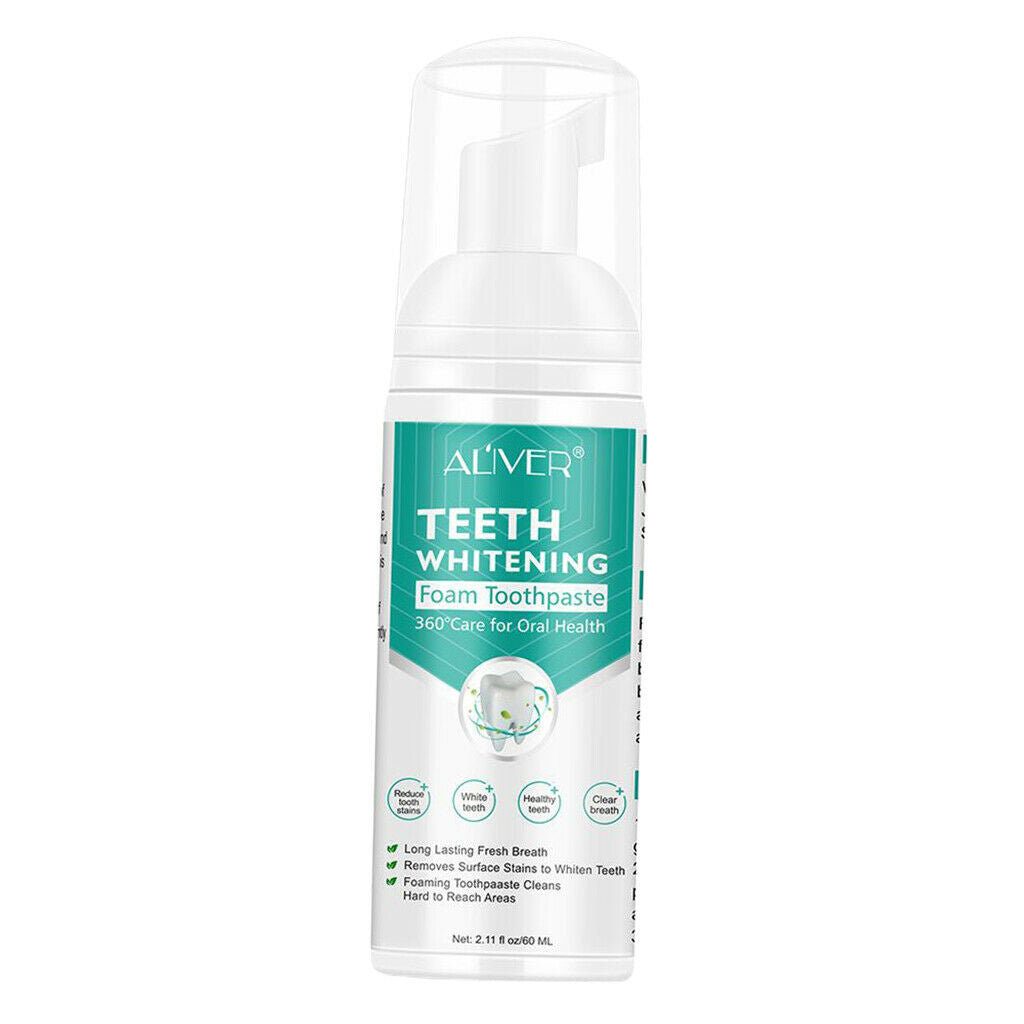 Teeth Whitening Cleaning Mousse Foam Toothpaste Cleaning Gums Stain Removal