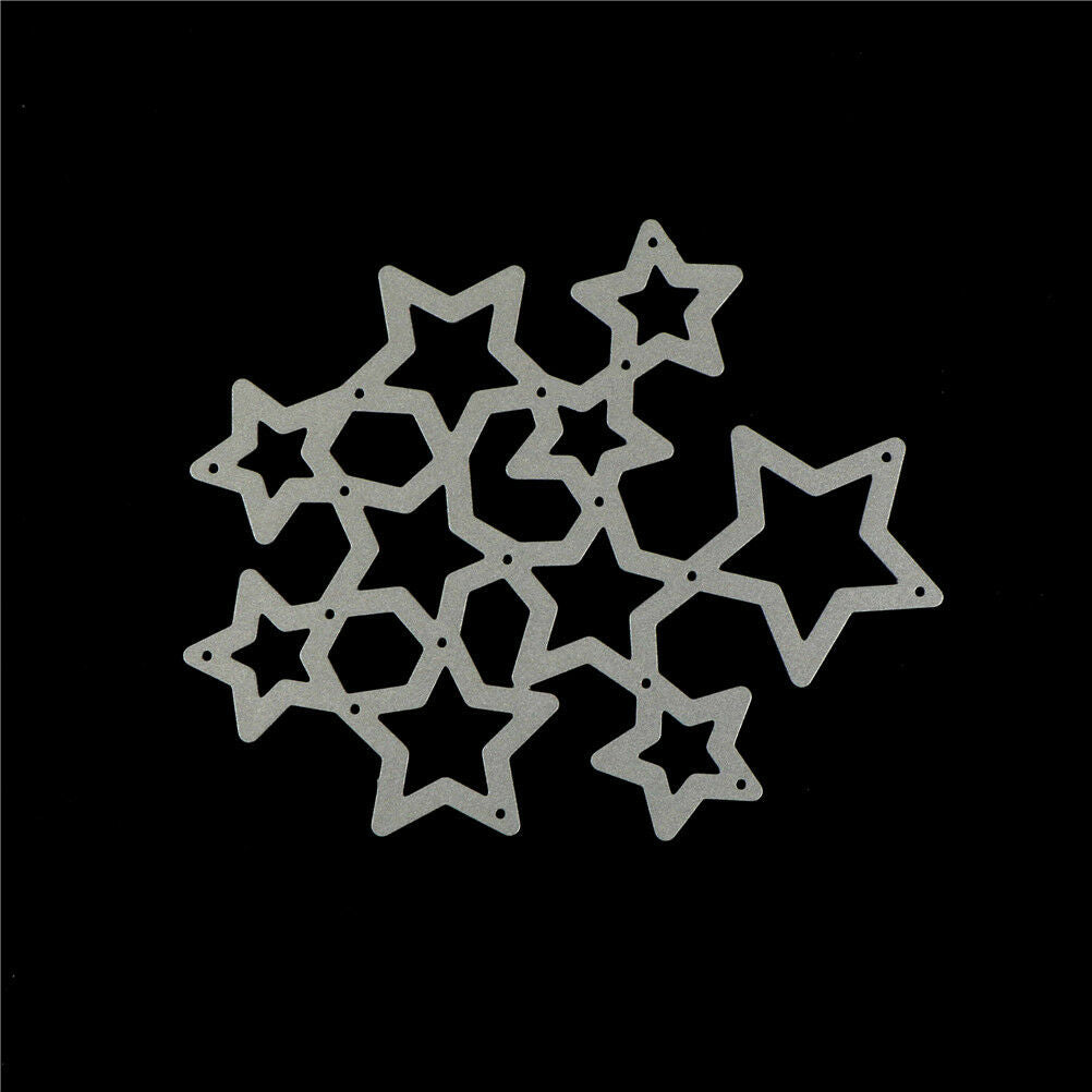 Shining stars Shape Metal Cutting Dies for DIY Scrapbook Album Cards Maki.l8