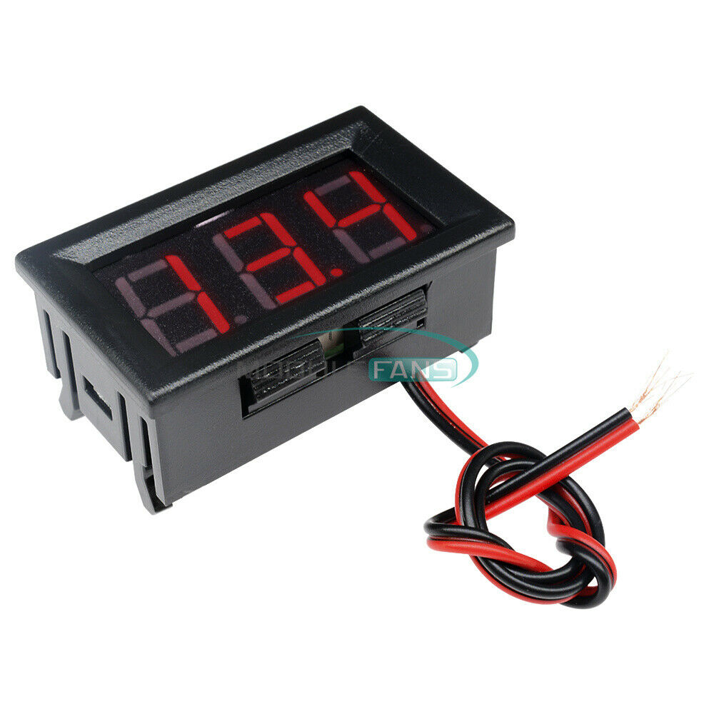 10PCS Red 0.56"Voltmeter LED Panel Three Digital Display Voltage Meter DC4.5-30V