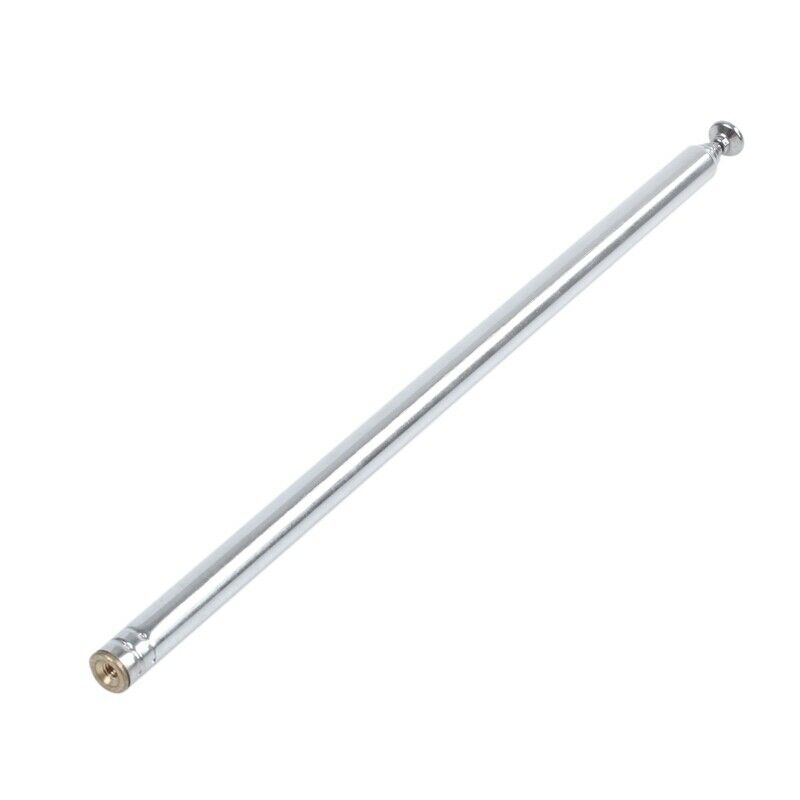 96cm Length 7 Section Telescoping Stainless Steel AM FM Radio TV Antenna S7V5V5