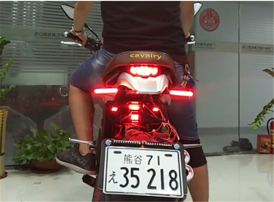 1 Pair Dual Colors 24LED Brake Tailight Flasher Strobe Flowing Turn Signal Light