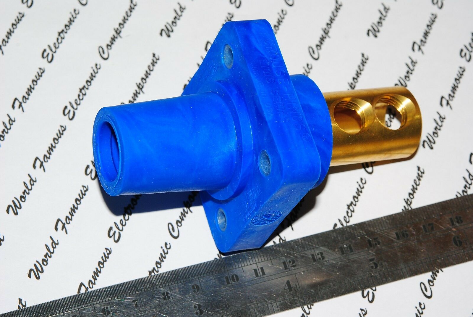 1pcs-COOPER E1016-1731 Camlok J Power Female Receptacle 400A 600V - BLUE