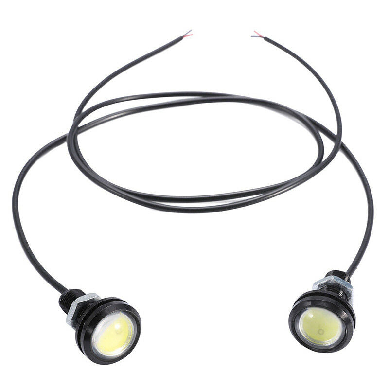 2X 18W Eagle Eye Lamp Daylight LED DRL Fog Daytime Running Car Light Tail GwDFA