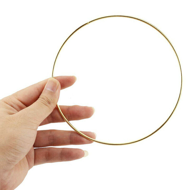 10 Pcs 6 inch Dream Catcher Metal Rings Macrame Rings Hoops for DIY Crafts HN US