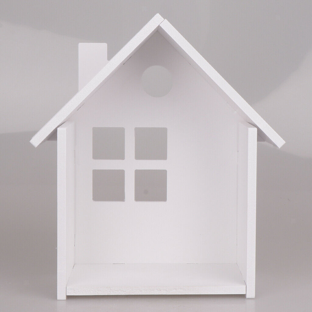 Floating Shelf PVC Shelves Storage Organiser Rack for Livingroom Bedroom White