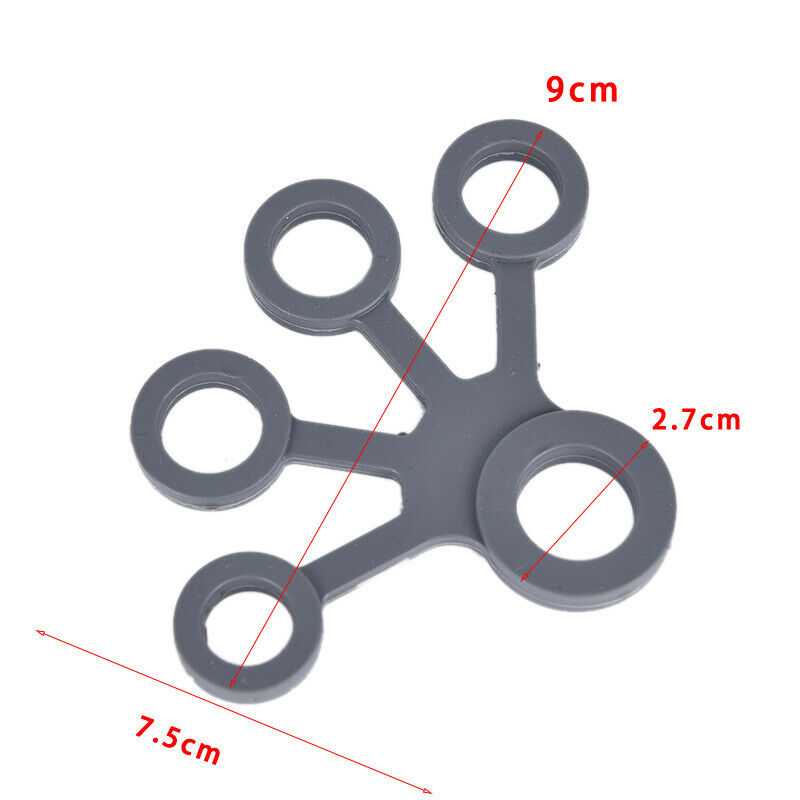 1pc Finger Hand Grip Silicone Ring Gripper Strengthener Exerciser Trainer Ban FG