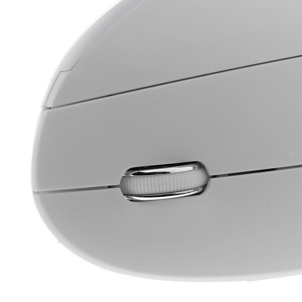6D 2.4G Wireless Vertical Ergonomic Optical 1600 DPI Mouse 5 Buttons White