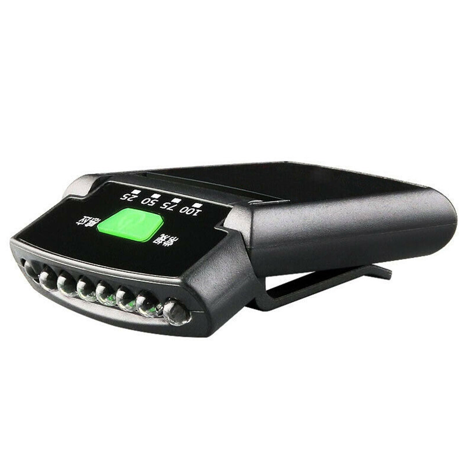 USB Rechargeable LED Clip-on Cap Hat Light Head Lamp Fishing Camp Headlamp