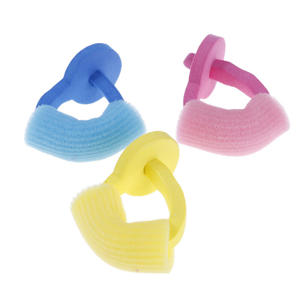 3X Soft foam sponge DIY styling hair rollers rods flexible hairstyling cu.l8