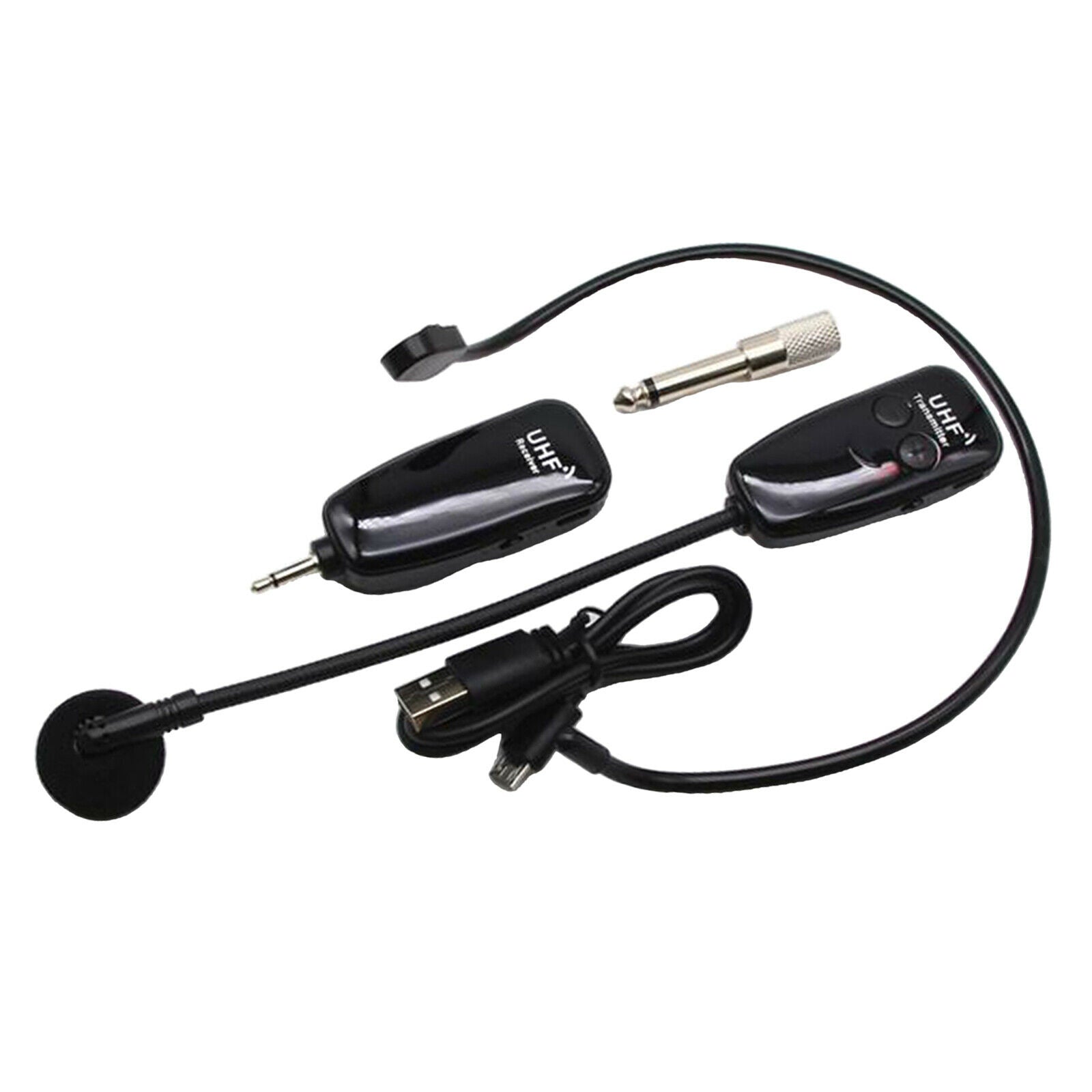 Wireless microphone & amp; Transmitter Headset Mic for Stage Speakers Public