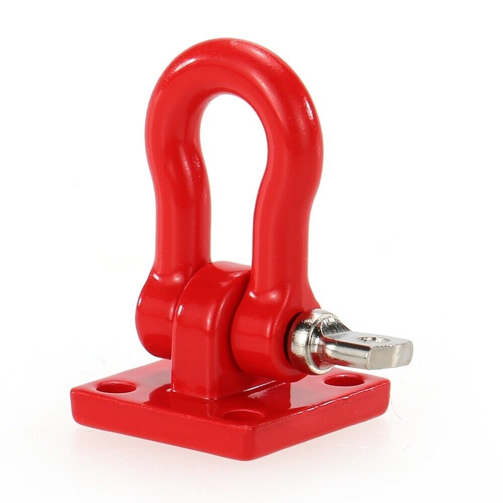 2pcs Red Tow Hooks for 1/10   D90 SCX10 Rock Crawler RC Car