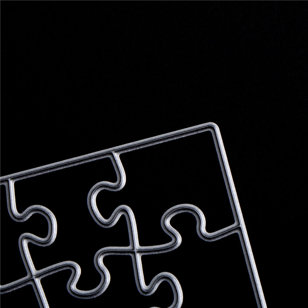 Puzzle Metal Cutting Dies Stencils For Scrapbookings DIY Cards Crafts Embo.l8
