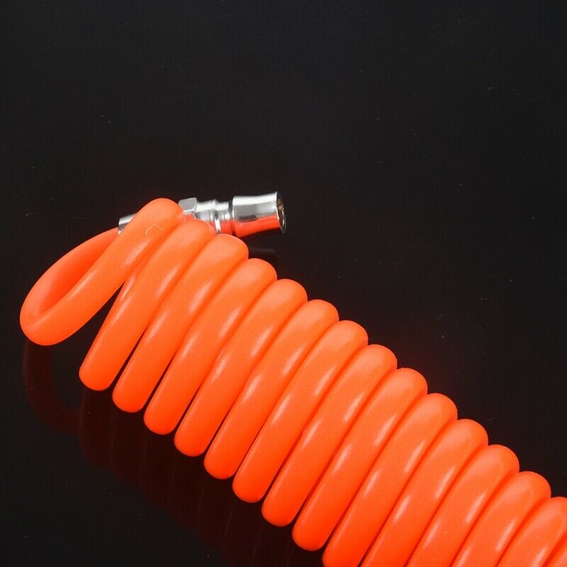 6M 19.7Ft 8mm x 5mm Flexible PU Recoil Hose Tube for Compressor Air Tool T3C9C9