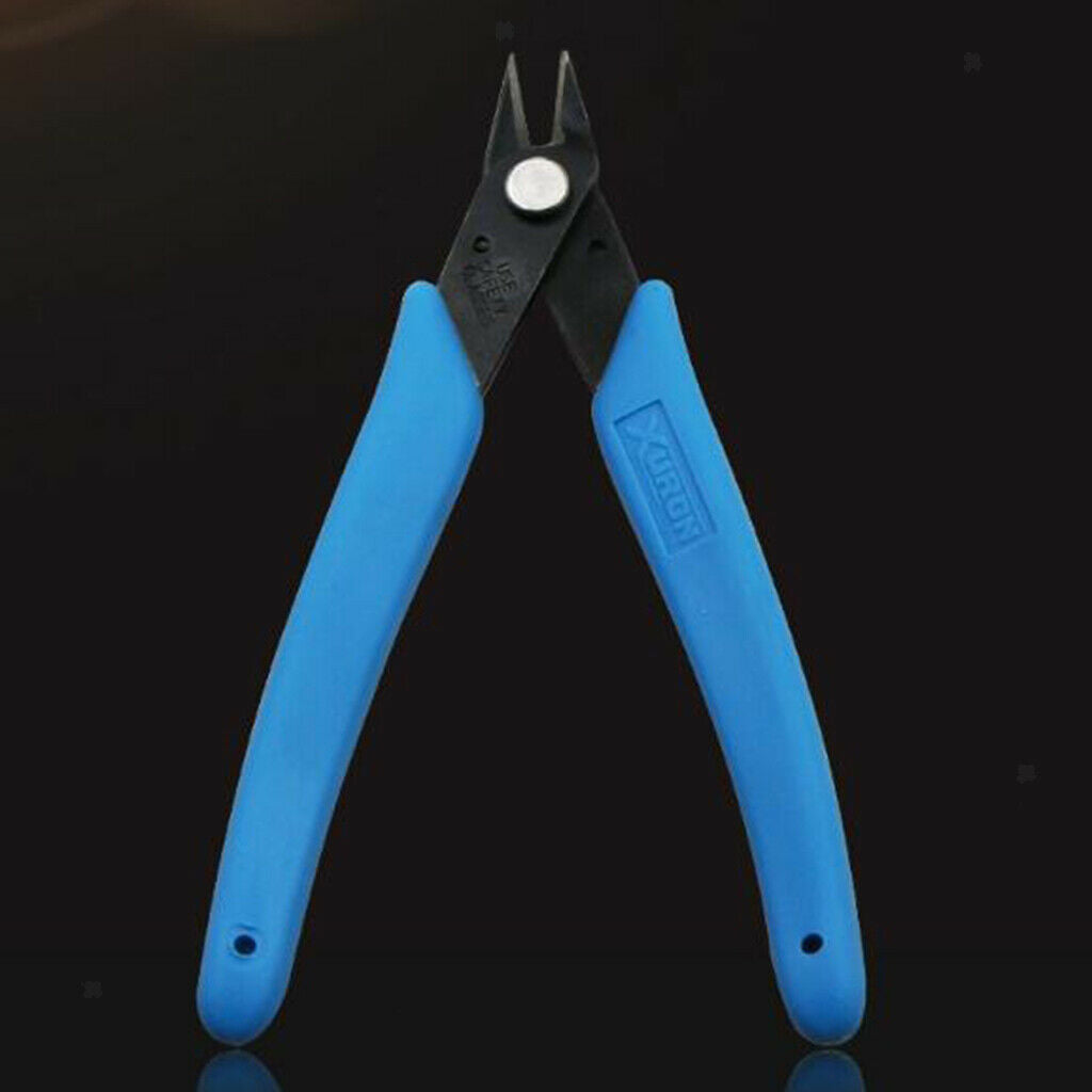 5" Wire Flush Cutter Mini Diagonal Cutting Pliers For Electronics