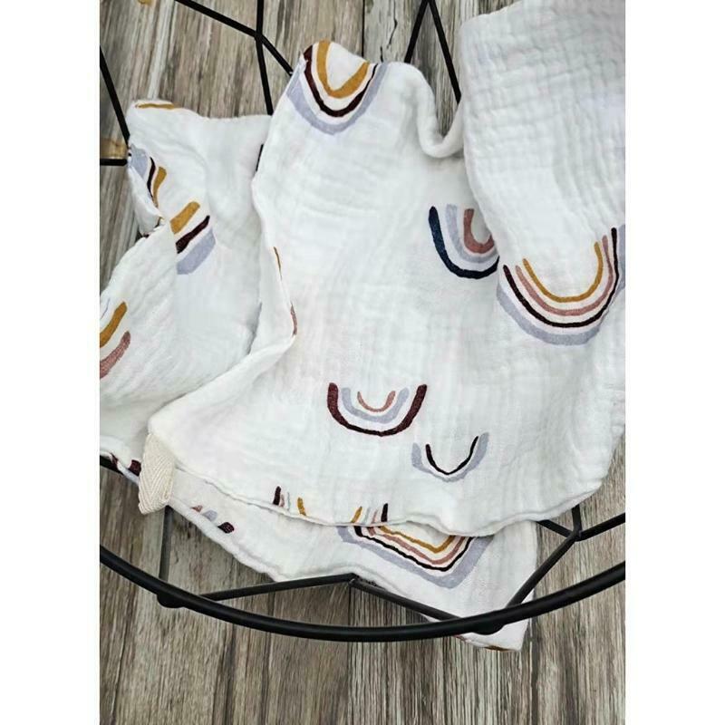 5pcs Baby Saliva Towel Absorbent Baby Burp Cloth Handkerchief Newborn Washcloth