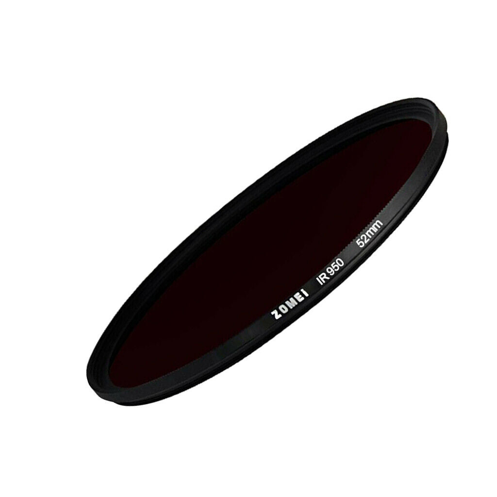 52mm IR 950 Circular Optical Glass Infrared X-Ray Filter 950nm IR Filter for