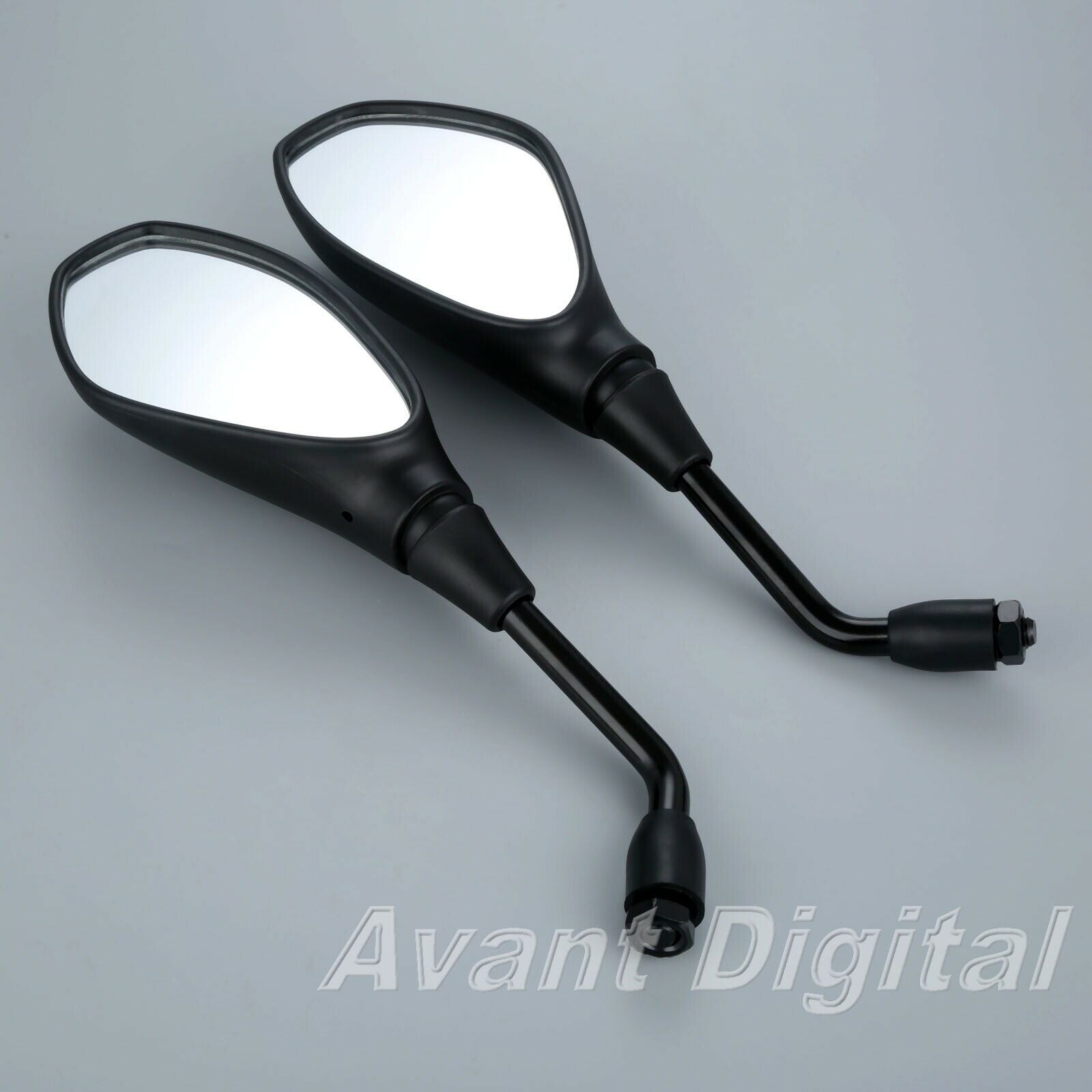 2x 10mm Motorcycle Side Rear View Rearview Mirrors For Yamaha Stratoliner 2011
