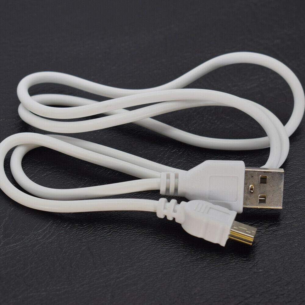 50pcs  USB 2.0 A male to USB mini B 5pin Male Charge Cable 0.7M/70cm White