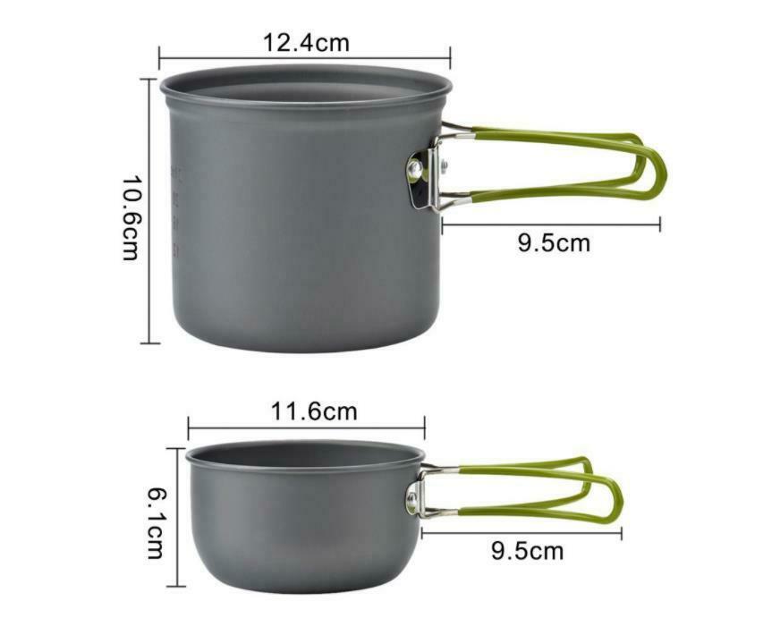Portable Gas Camping Stove Butane Propane Burner Outdoor Hiking Picnic Cookware