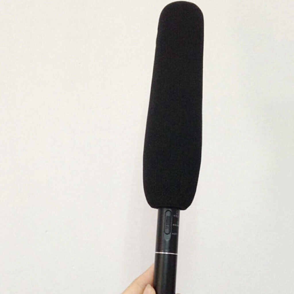 Long Sponge Windscreen Shotgun Cover for Interview Microphone Parts DIY